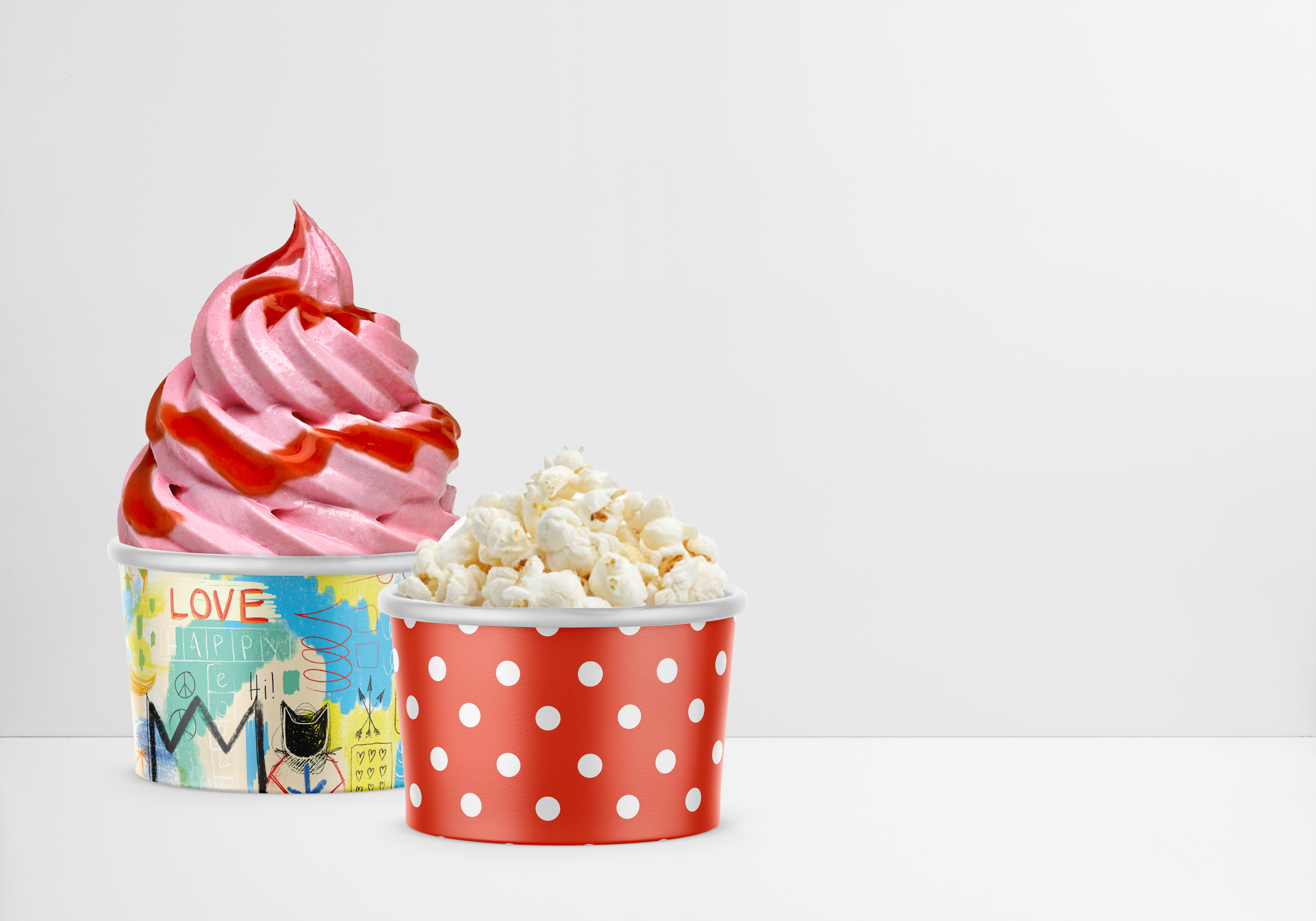 Meet the Summer with
custom design Ice Cream Cups!