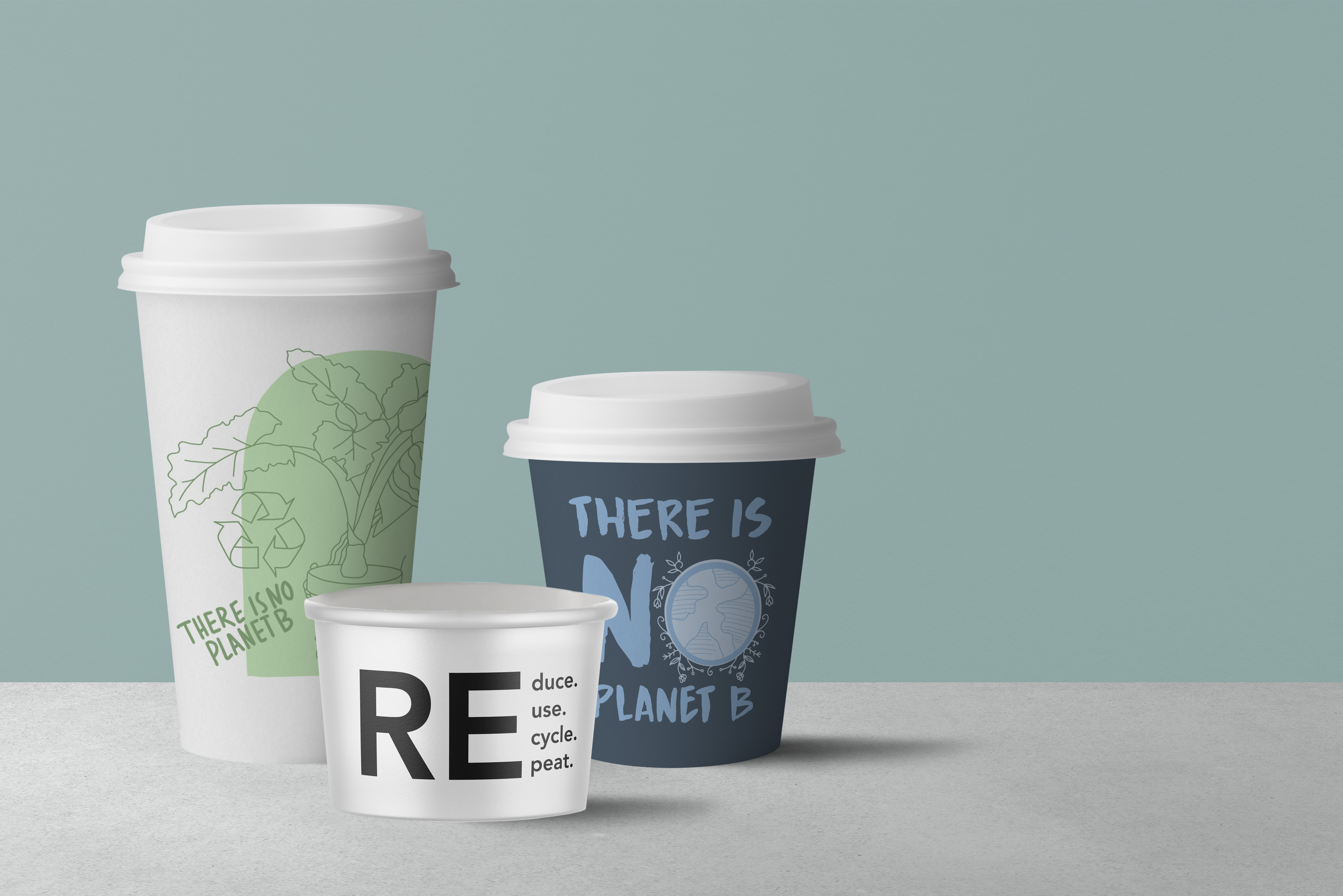 100% recyclable and
Truly sustainable products